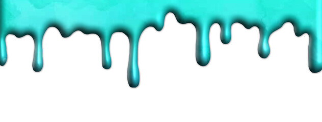 Gocciolamento colore celeste. Trama di flusso liquido multicolore. Disegno a tempera fluida. Bordo fuso con colori realistici. Effetto onda cadente con flusso di ghiaccio.	