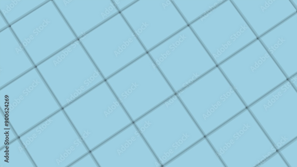 Poster pale blue grid pattern with intersecting lines and a soft glow.