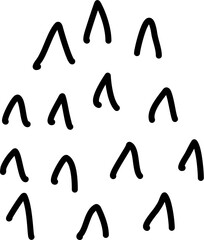 Abstract triangular shapes pattern, seamless vector design for backgrounds, wallpapers, textiles, and digital art projects with a modern and playful artistic style