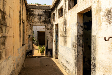 Ussher Fort in Accra, Ghana, is a historic landmark that highlights the rich cultural heritage of...