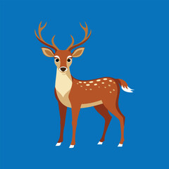 A deer vector art
