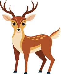 A deer vector art
