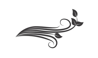 Fototapeta premium tribal tattoo design, flower design