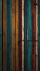 Vertical seamless wallpaper with rustic colored stripes, background and banner design