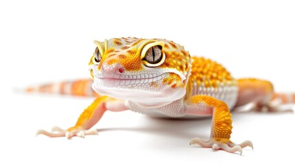 Leopard Gecko Close-Up Portrait