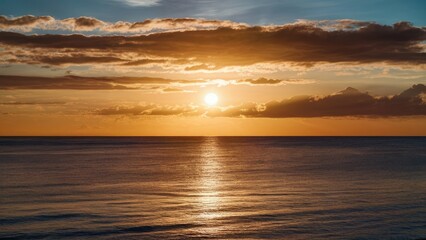 Obraz premium Maritime Sunset Landscape