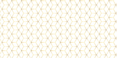 Obraz premium Abstract hexagonal futuristic geometric backdrop White background and embossed hexagon , honeycomb black cube hexagon concept design abstract technology background vector wallpaper.