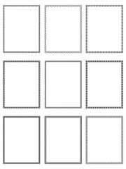 Vintage frames, Border decoration design elements, vintage frames Decorative Seamless Border Design.