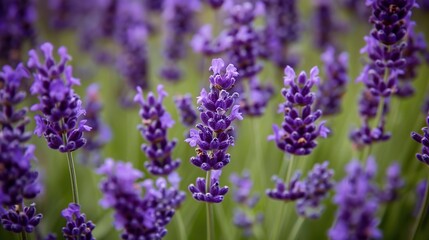 Obraz premium Lavender garden wallpaper