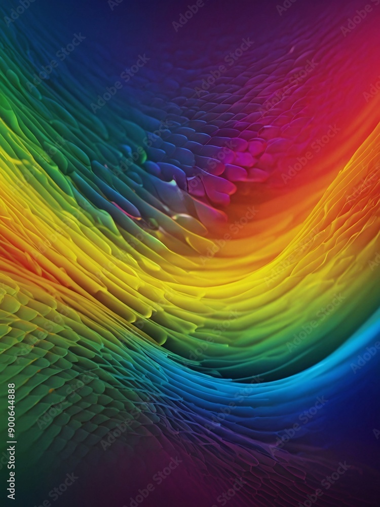 Poster vibrant gradient mesh abstract modern vector with blurred rainbow hues for web design - high contras