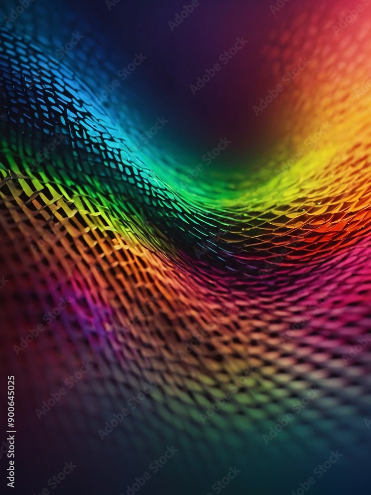 Poster vibrant gradient mesh abstract modern vector with blurred rainbow hues for web design - high contras