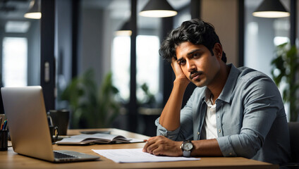 Obraz premium portrait of Indian man 