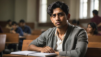 portrait of Indian man 