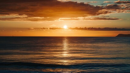 Fototapeta premium Tranquil Water Ripples at Dusk/Dawn