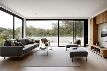 "Sleek Sophistication: Clean and High-End Interiors"