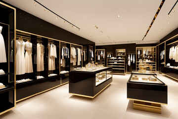 "Luxurious Fashion Retail Space Design"