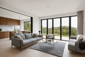 "Clean Lines and Luxury: Elegant Interior Design"