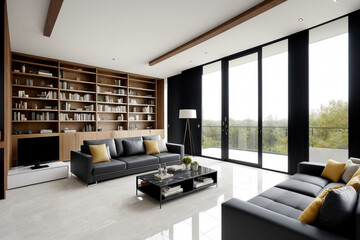 "Sleek and Refined: High-End Clean Interior Design"