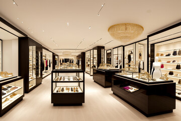 "Glamorous Fashion Store Interior Design"