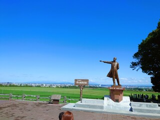 羊ヶ丘展望台のクラーク像