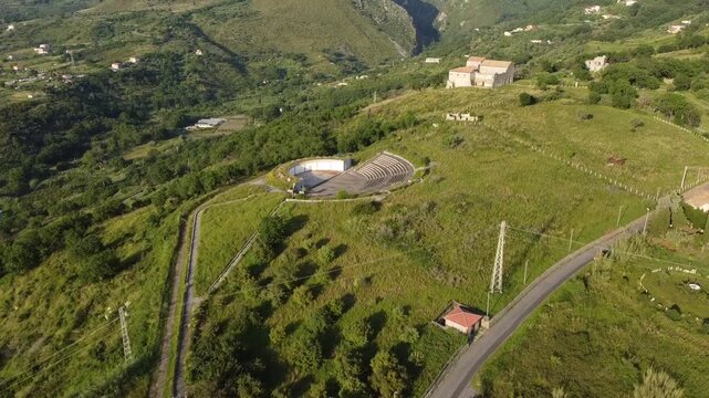 Teatro dei Ruderi, Teatr Antyczny, Scalea, Italia, Włochy, Kalabria