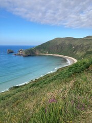 beach and sea Torimbia, Asturias, Spain