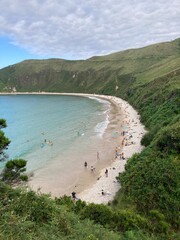 beach and sea Torimbia, Asturias, Spain