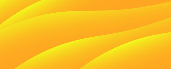 yellow background with dynamic curve line elegant graphic design element decoration