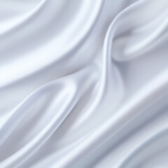 Obraz premium Elegant white silk fabric with smooth, flowing texture and luxurious appearance, perfect for backgrounds and design projects. high quality.