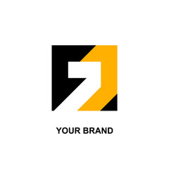Illustration of Luxury Initial CJ7 Logo for Your Brand