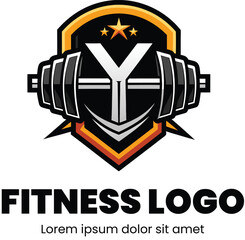 Obraz premium gym wonderful logo