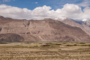 Nubra Vally in Ladakh, India the scenic view of leh ladahkh