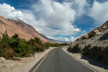 Nubra Vally in Ladakh, India the scenic view of leh ladahkh