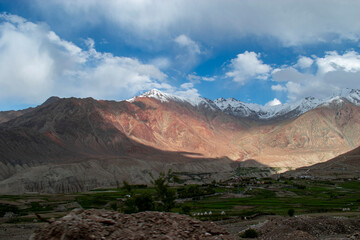 Nubra Vally in Ladakh, India the scenic view of leh ladahkh