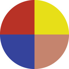 Pie chart clipart, vector pie chat icon, analytics picture