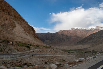 Nubra Vally in Ladakh, India the scenic view of leh ladahkh