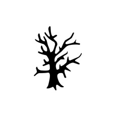 dry tree silhouette ghost tree