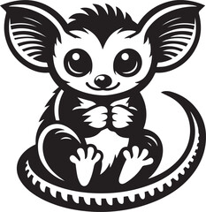 Aye aye vector icon isolated on a white background. Aye aye logo illustration.