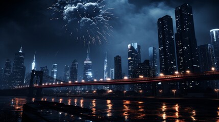 Fototapeta premium Celebrating new year s day festivities and traditions to welcome the beginning of the year