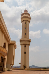 Minaret of the Uganda National Mosque in Kampala, Uganda