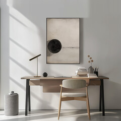 Minimalist Modern Working Desk in Normcore Style