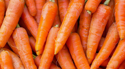 tasty ripe juicy carrots background closeup