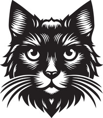 Standing playing cat vector. Black kitten with big eyes face head. Cute cartoon funny baby pet character. Greeting card Tshirt Sticker print Banner template