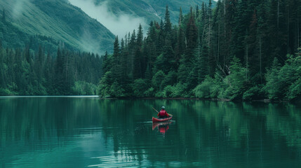 Alaska Day in the USA. the nature of Alaska. mountains, forests, lakes