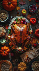 Fototapeta premium Thanksgiving Day in Canada. a holiday in Canada