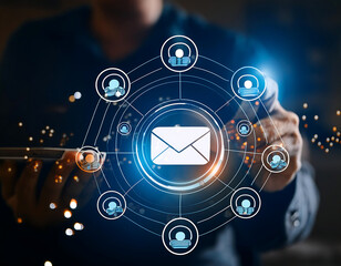 Firefly Email Marketing- An illustration about sending emails for marketing and newsletters, focusin (3)