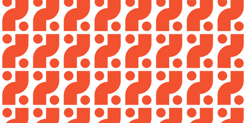 Abstrcat Geometric Pattern with bold Shapes 