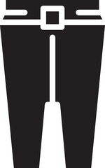 Trousers Glyph Icon