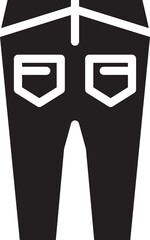 Trousers Glyph Icon