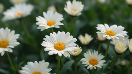 white daisies photographed from various angles, showcasing their simplicity and beauty